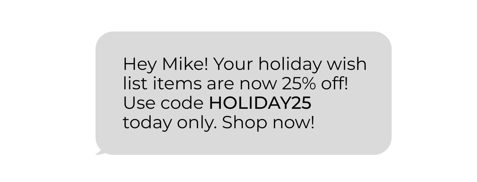 Holiday SMS Marketing